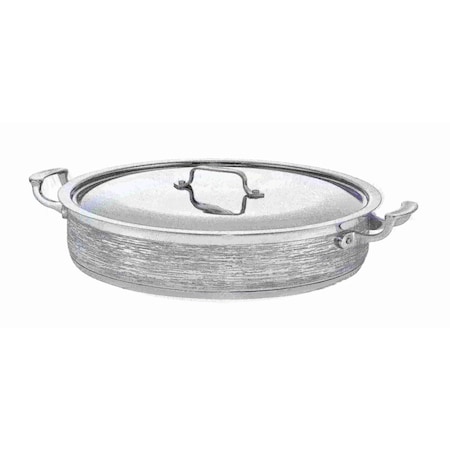 Bon Chef Cucina 9 Qt Pot W/Cover Rain Finish Indbottom 14 3/4" Dia X 3 3/8" H / 9 Qt 60032RAIN